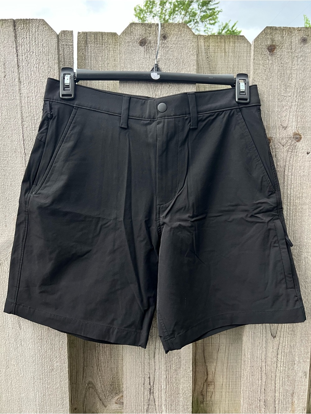 American Eagle Outfitters Men's Black 24/7 Flex Club 8” Shorts Sz 29